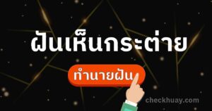 ทำนายฝันเห็นกระต่าย