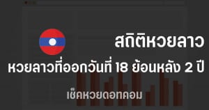 สถิติหวยลาว การออกผลวันที่ 18