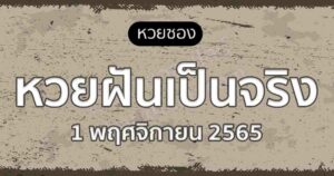 หวยฝันเป็นจริง 1-11-65