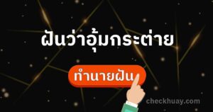 ฝันว่าอุ้มกระต่าย